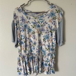 Floral Print Women's Top